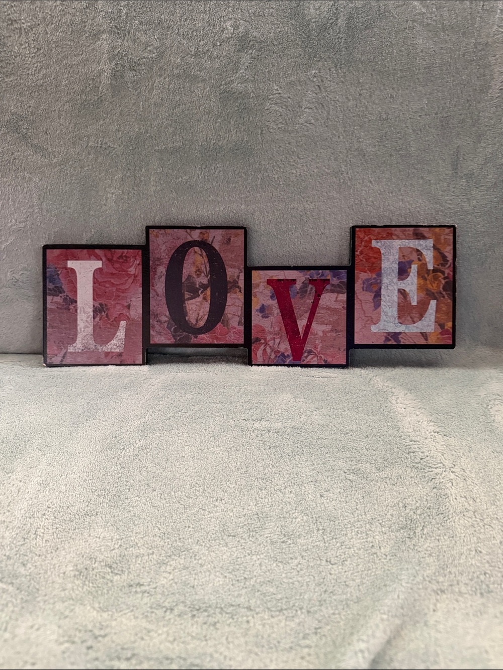 LOVE Block Wall Decor